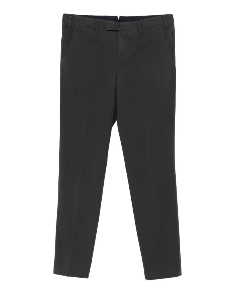 PT TORINO buttoned pressed-crease trousers - Grau Grau