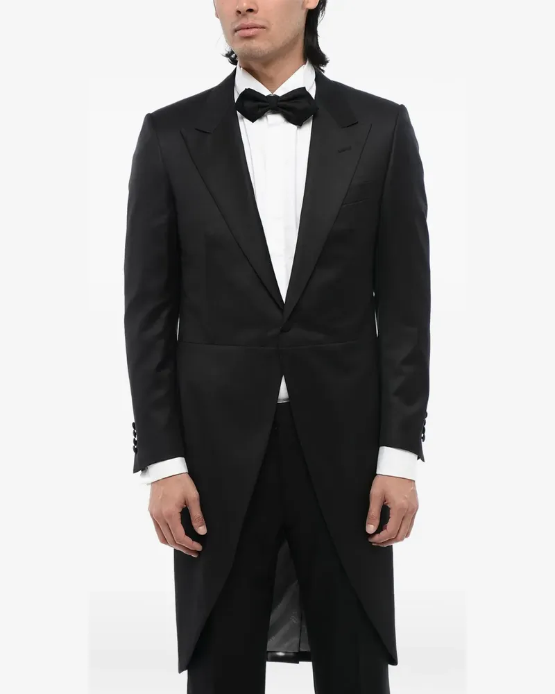 Corneliani Mantua peak-lapel jacket - Schwarz Schwarz