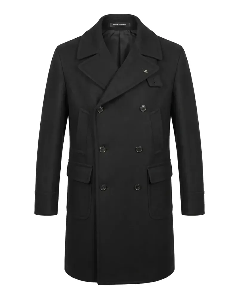 Tagliatore Doppelreihiger Mantel - Schwarz Schwarz