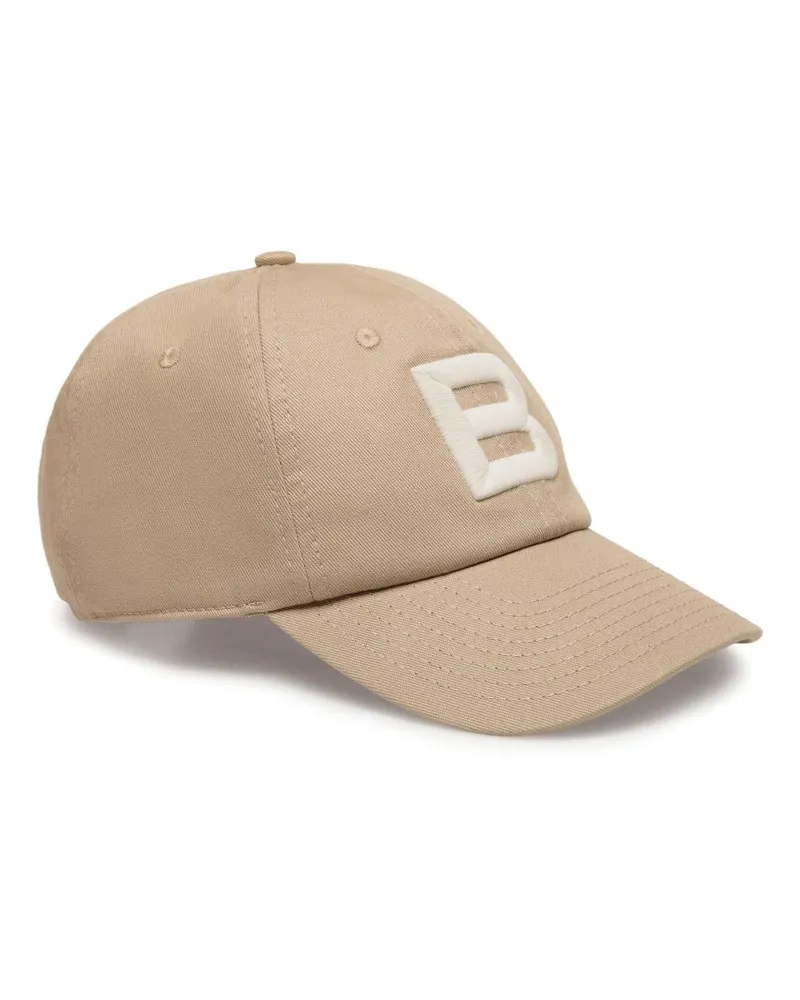 Bally Baseballkappe mit Logo-Patch - Nude Nude