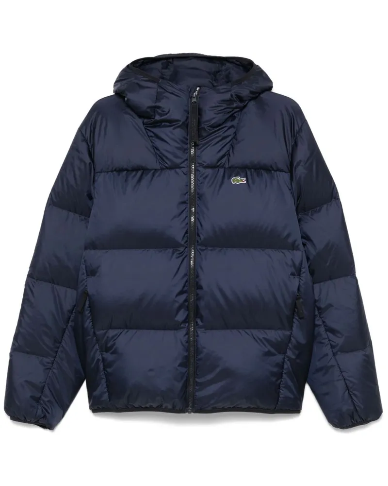Lacoste Gefütterte Kapuzenjacke - Blau Blau