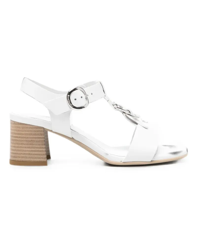 Nero Gardini buckle-fastening leather sandals - Weiß Weiß