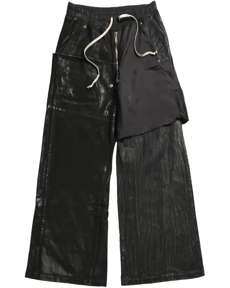 DRKSHDW by Rick Owens brushed-finish trousers - Schwarz Schwarz