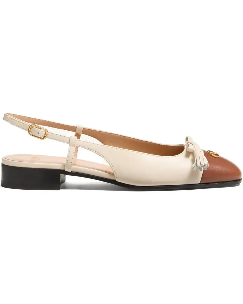 Valentino Garavani Valet du Roi Slingback-Ballerinas 25mm - Nude Nude
