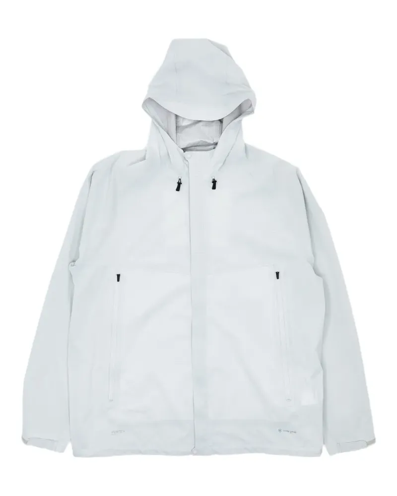 Snow Peak Pertex raglan-sleeve hooded jacket - Weiß Weiß