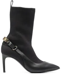 Moschino Stiefel mit Logo Schwarz