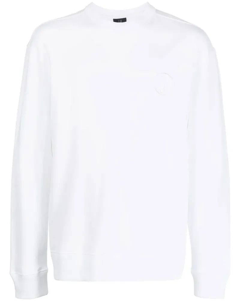 Dunhill Sweatshirt mit Logo - Weiß Weiß