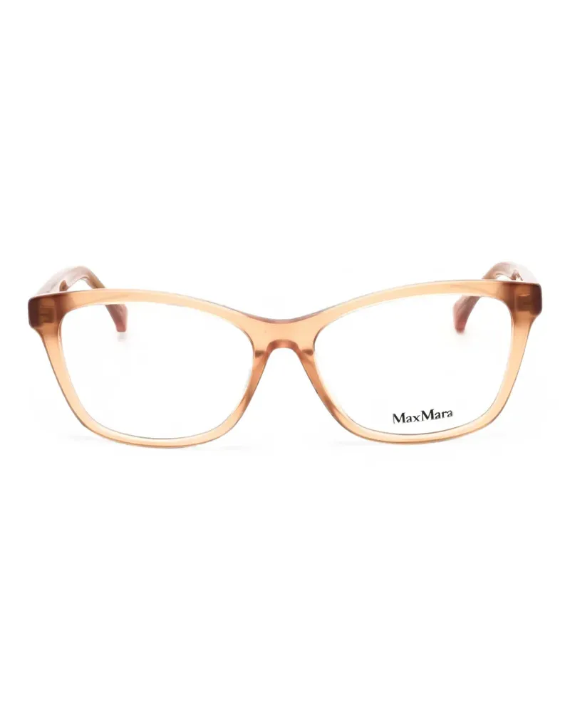 Max Mara rectangle-frame glasses - Braun Braun