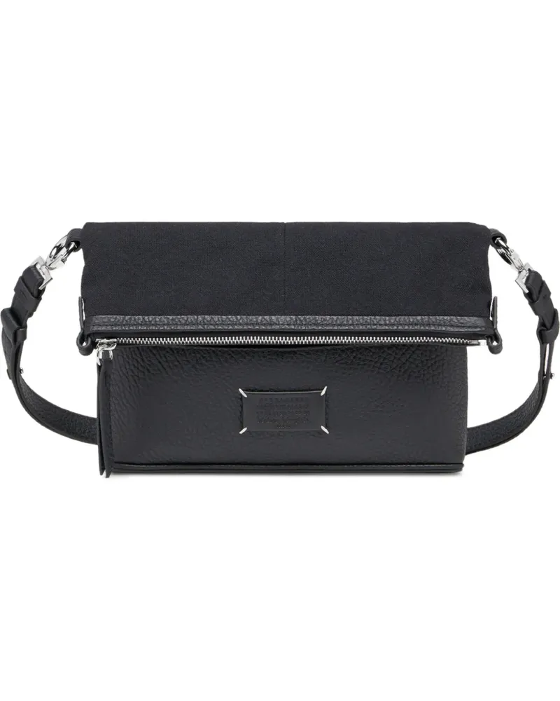 Maison Margiela Kleine Schultertasche - Schwarz Schwarz