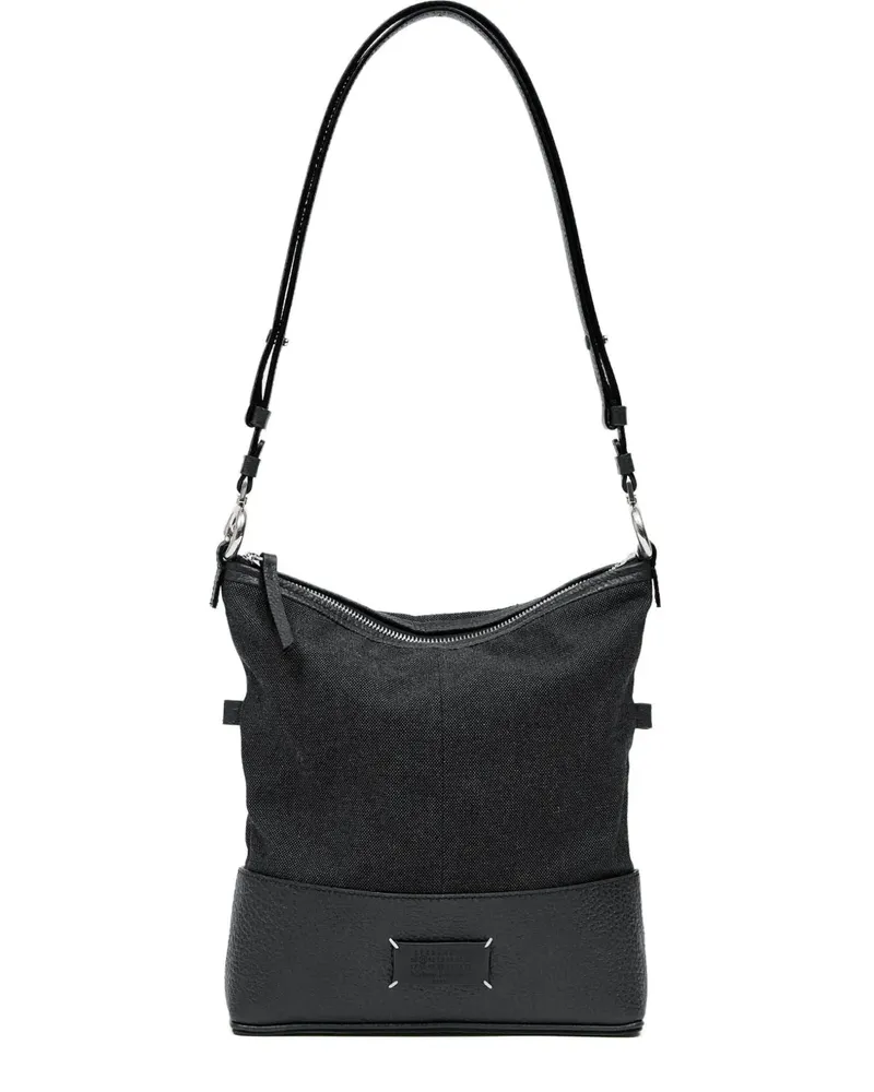 Maison Margiela Kleine Schultertasche - Schwarz Schwarz