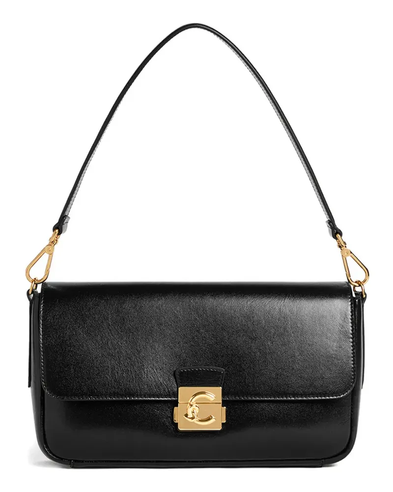 Coccinelle Große C-Me Lock Schultertasche - Schwarz Schwarz