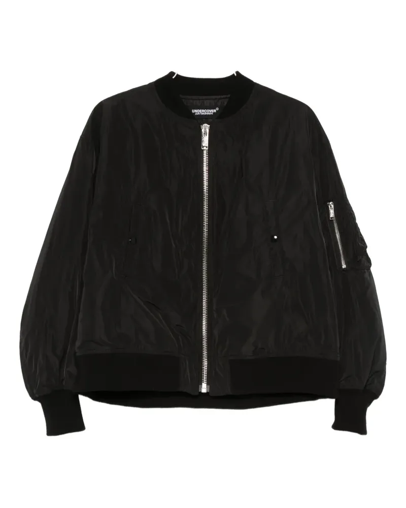 Undercover embroidered-motif bomber jacket - Schwarz Schwarz