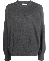 Loulou Studio Kaschmirpullover mit Rundhalsausschnitt Grau