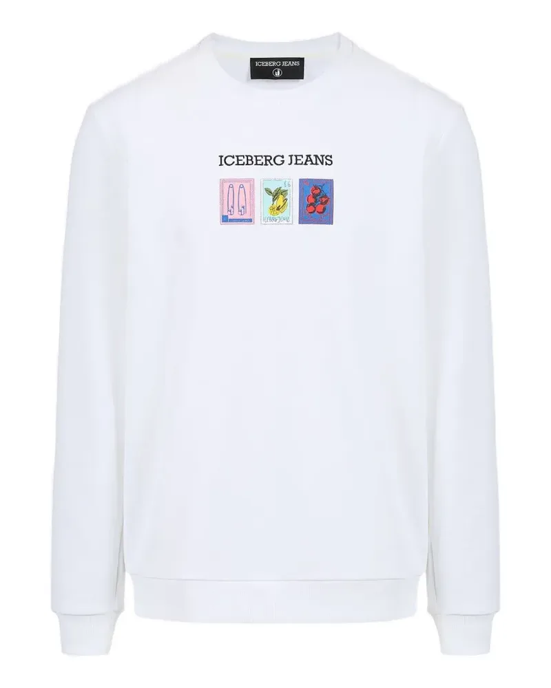 Iceberg graphic-print sweatshirt - Weiß Weiß