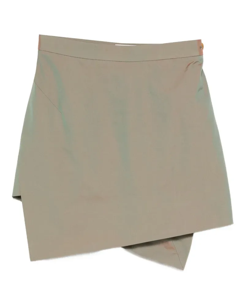 Vivienne Westwood Asymmetrischer Infinity Minirock - Grün Grün