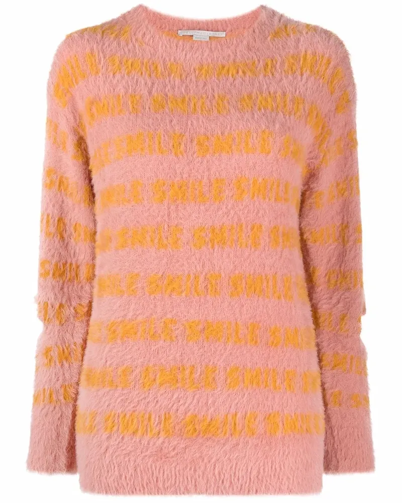 Stella McCartney Fluffy Words Pullover - Rosa Rosa