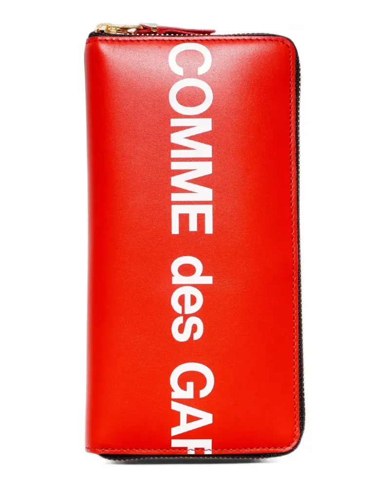Comme des Garçons Portemonnaie mit Logo-Schild - Rot Rot