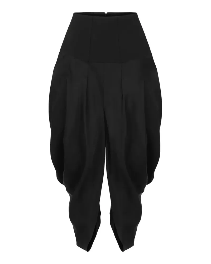 Entire Studios Hatten Hose mit Falten - Schwarz Schwarz