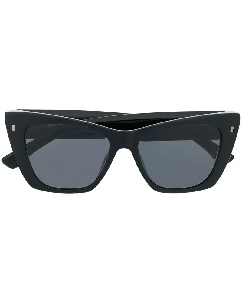 Dsquared2 Sonnenbrille mit Cat-Eye-Gestell - Schwarz Schwarz