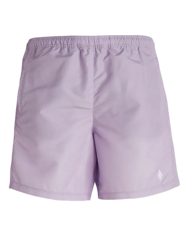 Marcelo Burlon | County of Milan Badeshorts mit Logo-Stickerei - Violett Violett