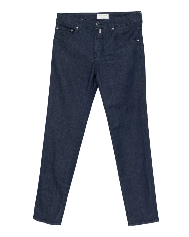 Jacob Cohën button-fastening jeans - Blau Blau