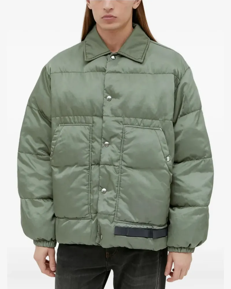 OAMC quilted snap-fastening jacket - Grün Grün