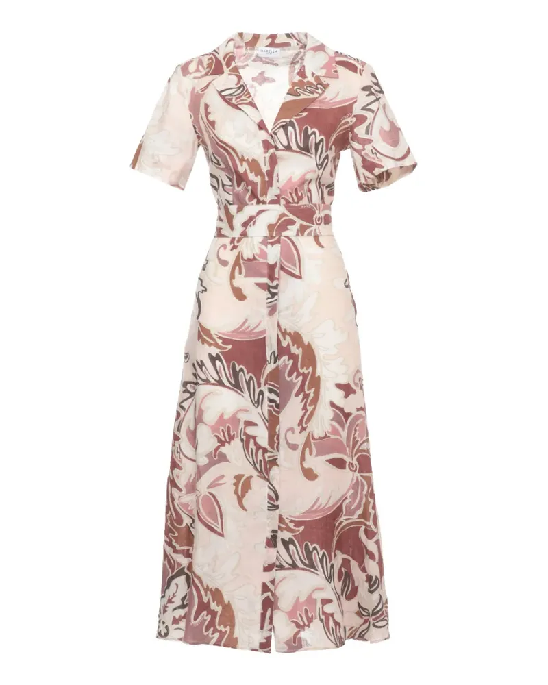 MARELLA Kleid mit Gürtel - Rosa Rosa