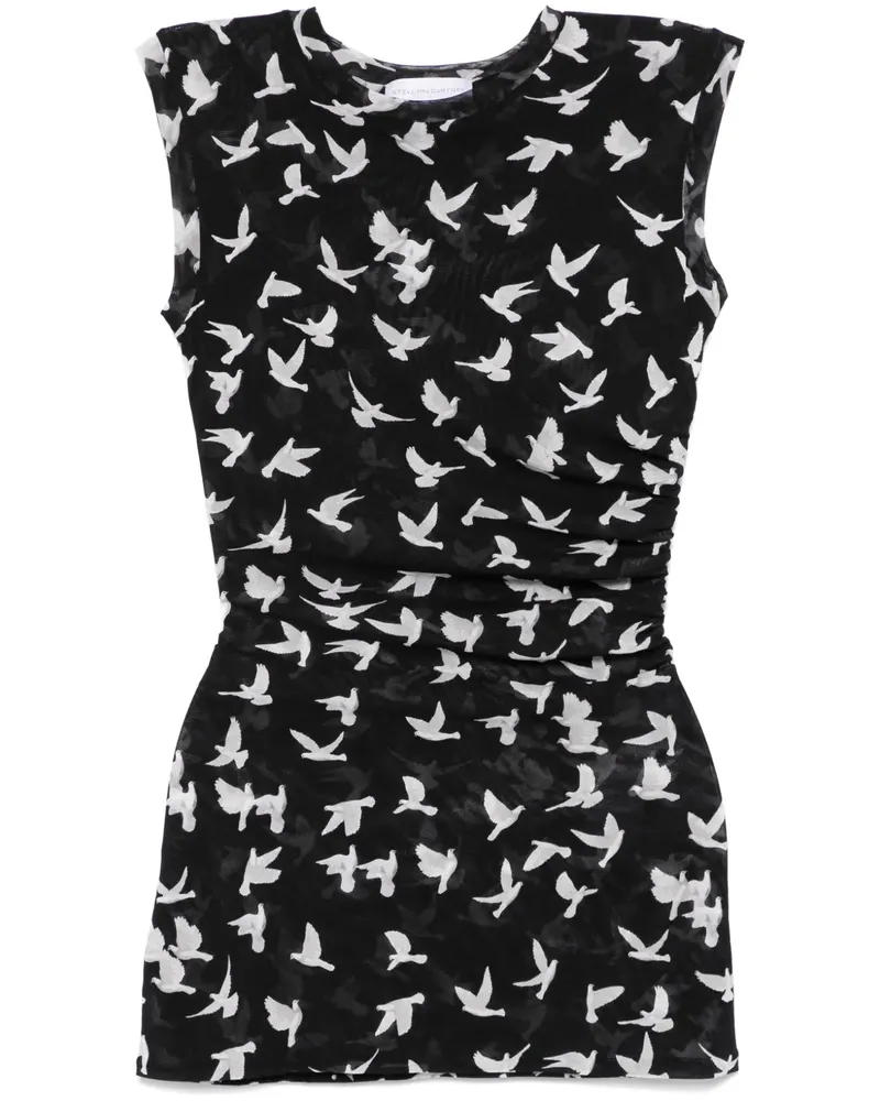 Stella McCartney Flying Bird Oberteil - Schwarz Schwarz