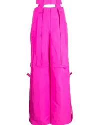 Acler Cargohose mit weitem Bein Rosa