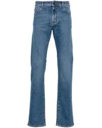 Canali Five-Pocket-Jeans Blau