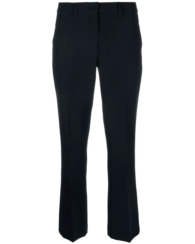 Seventy Cropped-Hose mit ausgestelltem Bein - Blau Blau