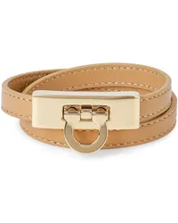 Ferragamo Gancini Armband mit Twist-Detail Nude