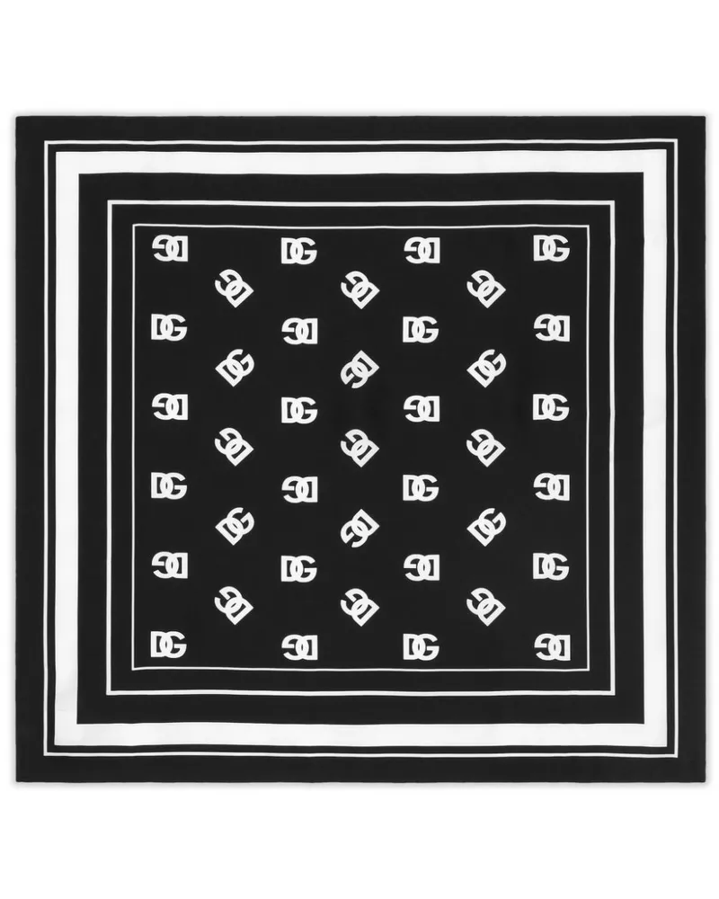 Dolce & Gabbana Tischdecke mit Logo-Print - Schwarz Schwarz