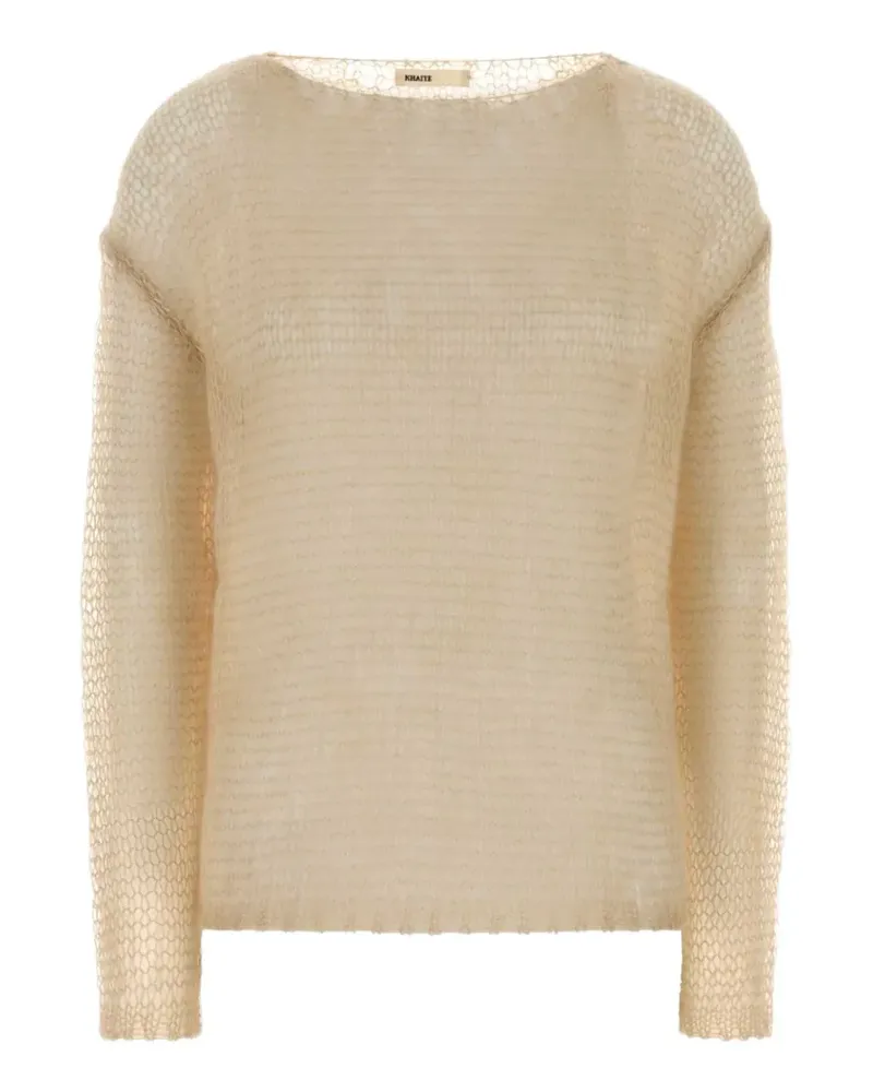 KHAITE Wendy Oversized-Pullover - Nude Nude