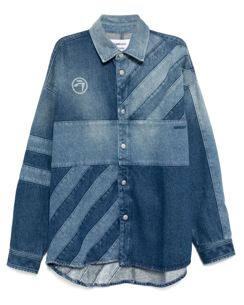 AMBUSH Klassisches Jeanshemd - Blau Blau