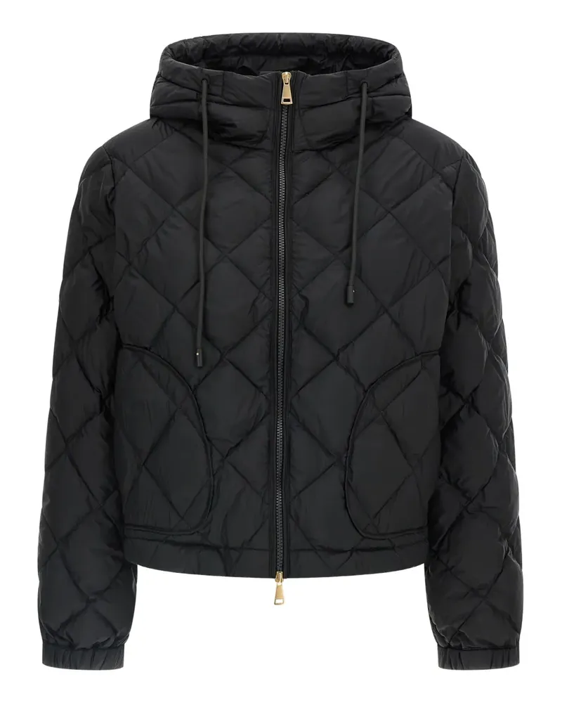 Max Mara Gesteppte Eris Jacke - Schwarz Schwarz