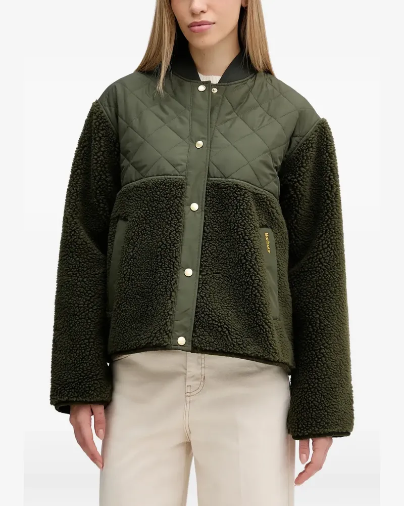 Barbour Gesteppte Teddy-Jacke - Grün Grün