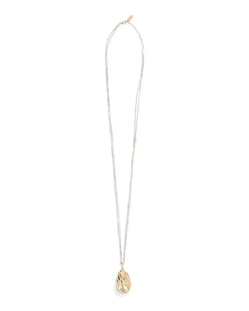 Chloé Halskette mit Spiegelanhänger - Gold Gold