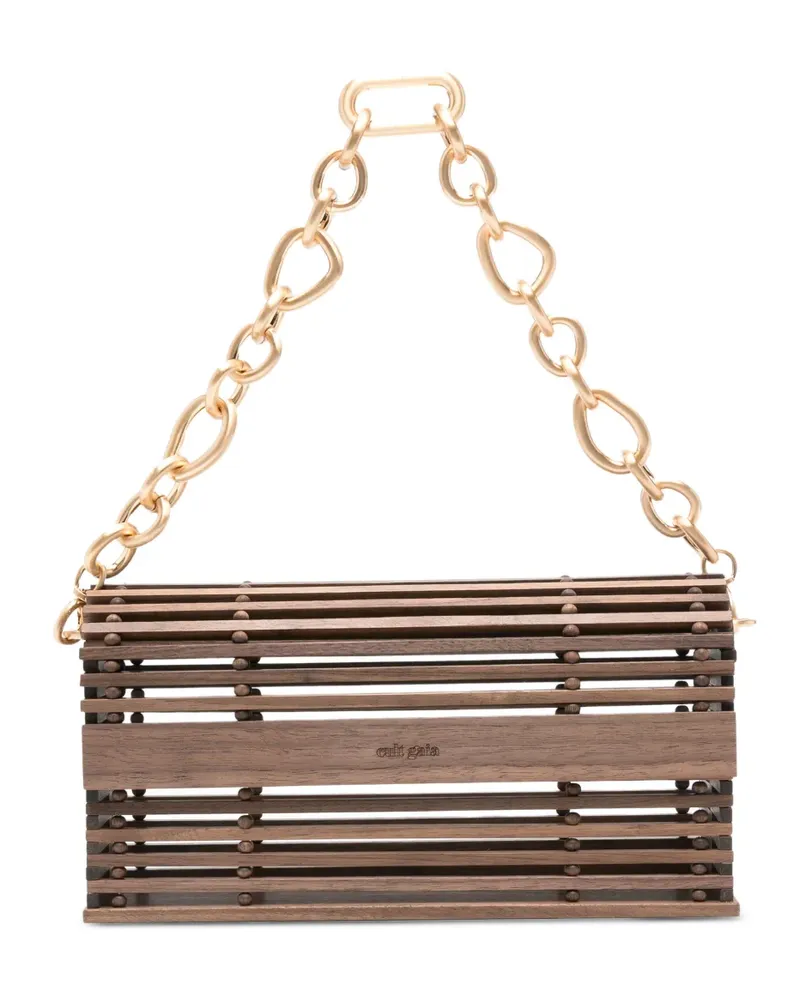 Cult Gaia Sylvie Schultertasche mit Kette - Braun Braun