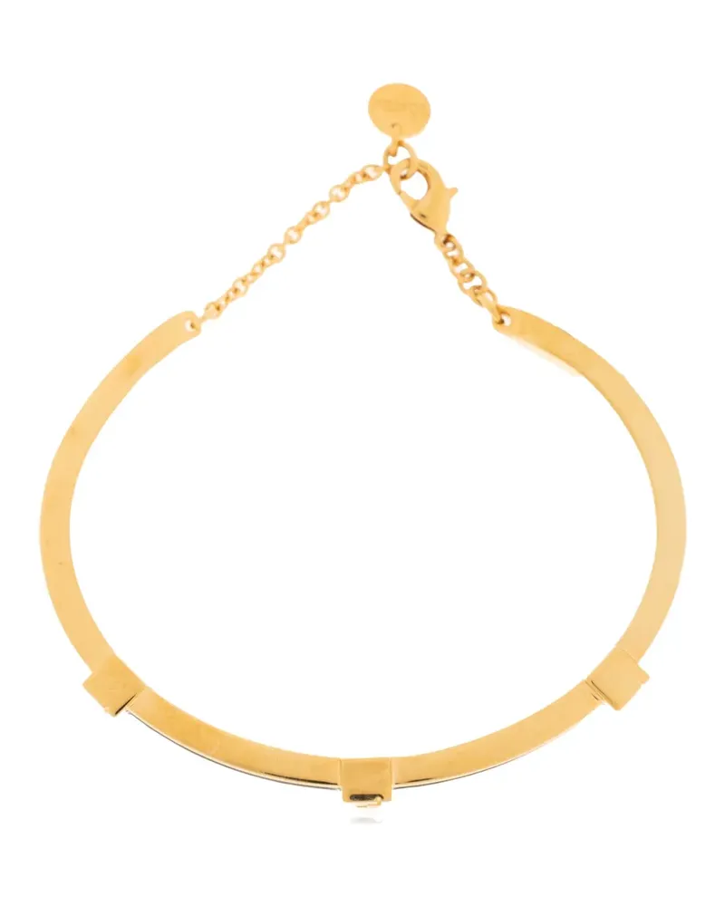 Fendi Armreif mit Logo - Gold Gold