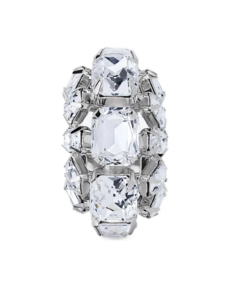 Area crystal earcuff - Silber Silber