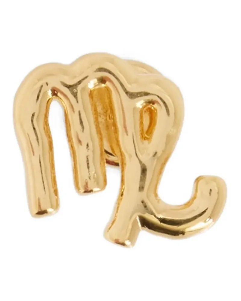 Jil Sander Zodiac sign single earring - Gold Gold