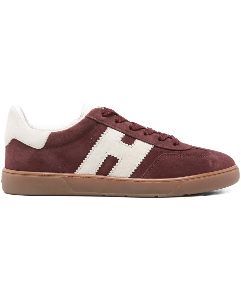 Hogan Sneakers mit Logo-Patch - Rot Rot