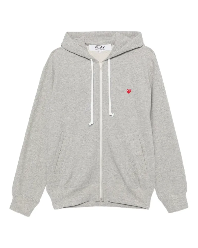 Comme des Garçons Play heart-patch hoodie - Grau Grau