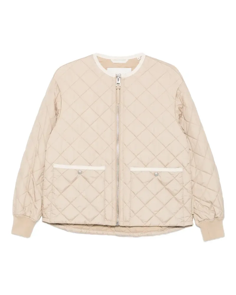 Marc O'Polo quilted hooded jacket - Nude Nude