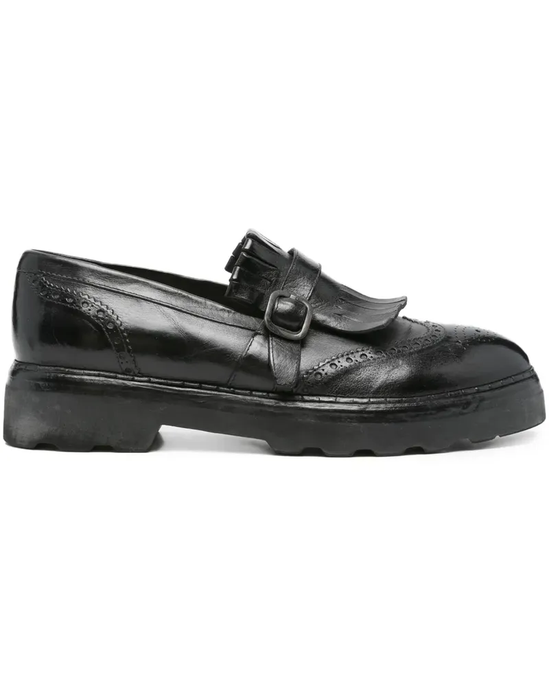 Eleventy Schnallenschuhe mit Quasten - Schwarz Schwarz