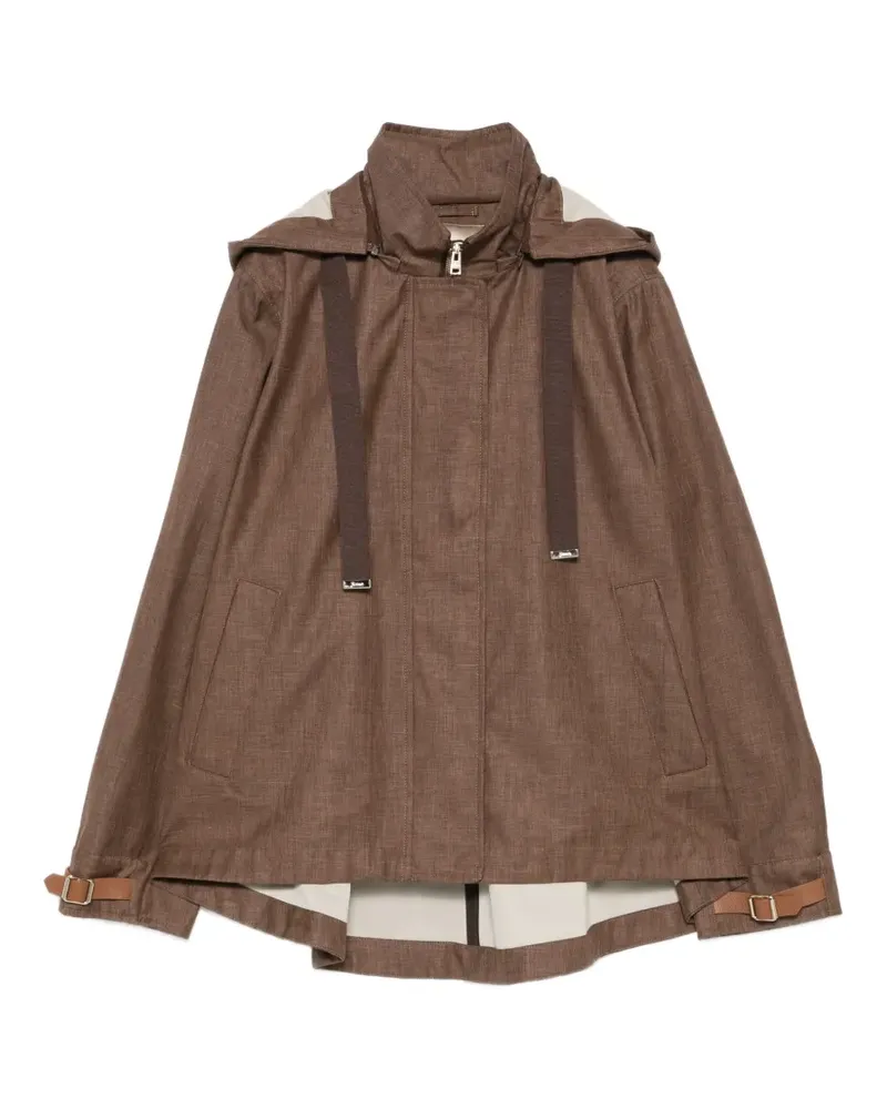 Herno hooded jacket - Braun Braun
