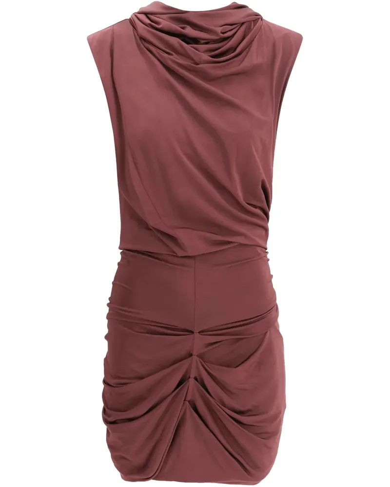 Magda Butrym Drapiertes Minikleid - Rot Rot
