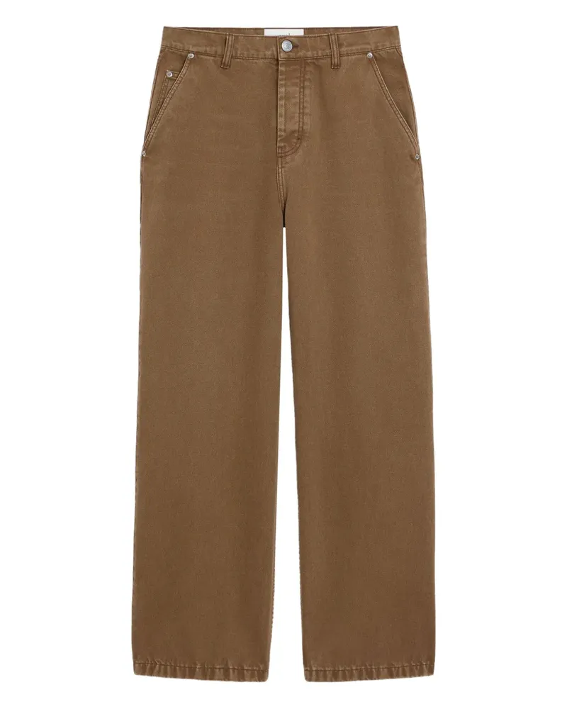 AMI Paris Jeans mit großem Schnitt - Braun Braun