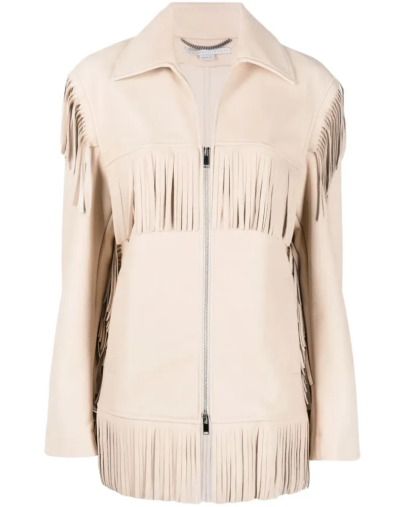 Stella McCartney Jacke mit Fransen - Nude Nude